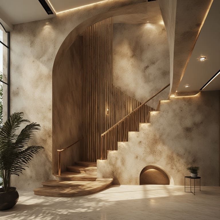 Double-Height & Staircase Wall Designs