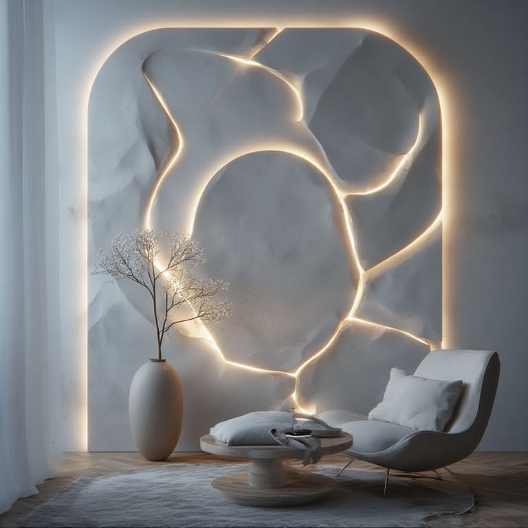 LED Wall Lights & Modern Geometry