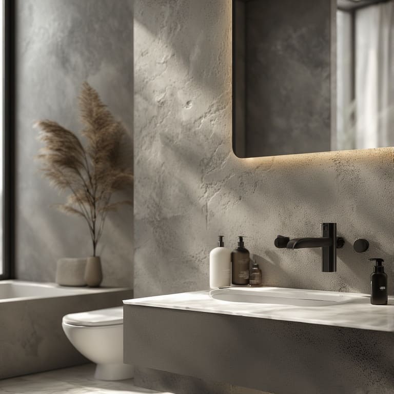 Modern and Minimalist Bathroom Themes