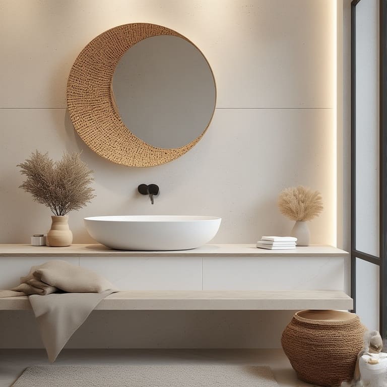 Turning Shower Curtains Into Wall Art