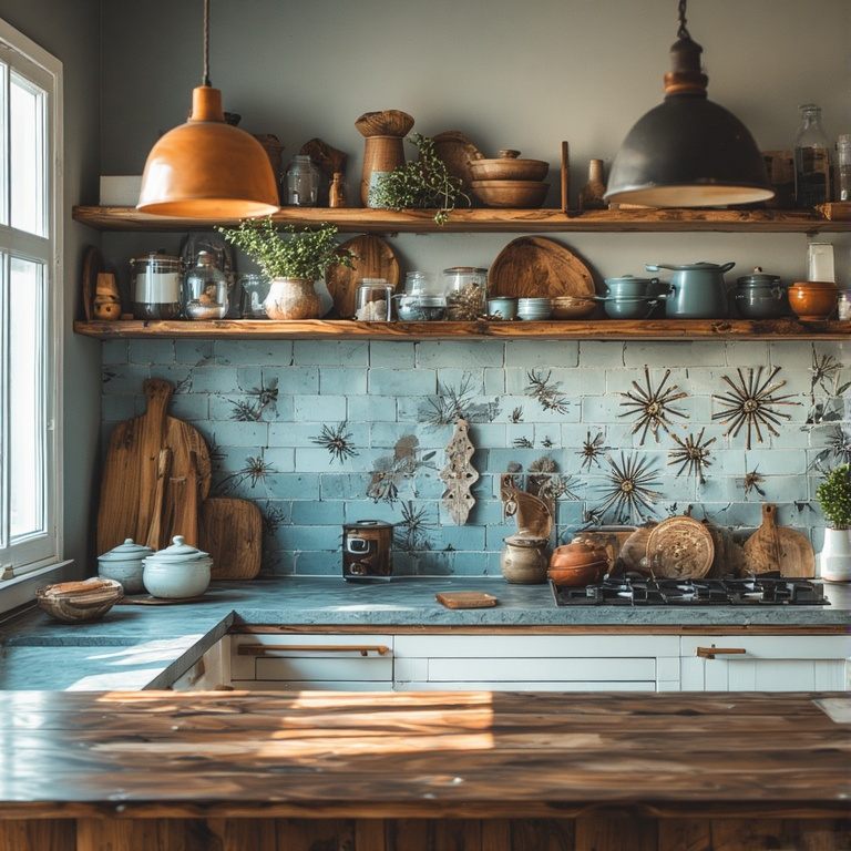Bohemian Style Kitchen