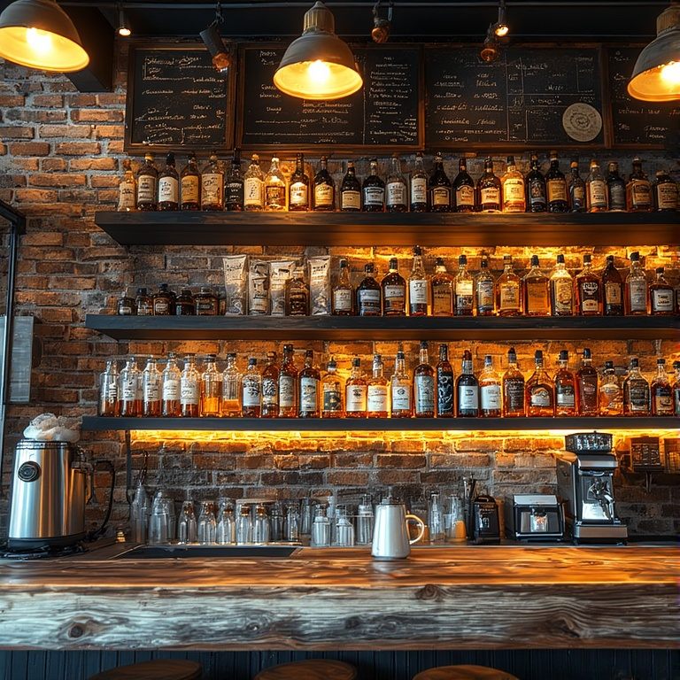 Wall-Mounted Wine Rack