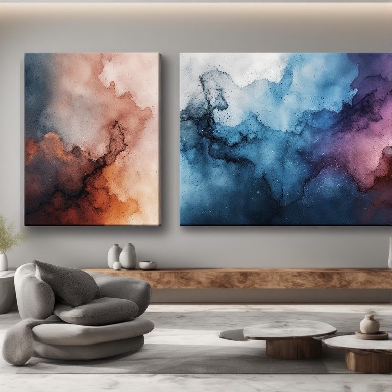 Canvas Pictures for Living Room with Neutral Colors