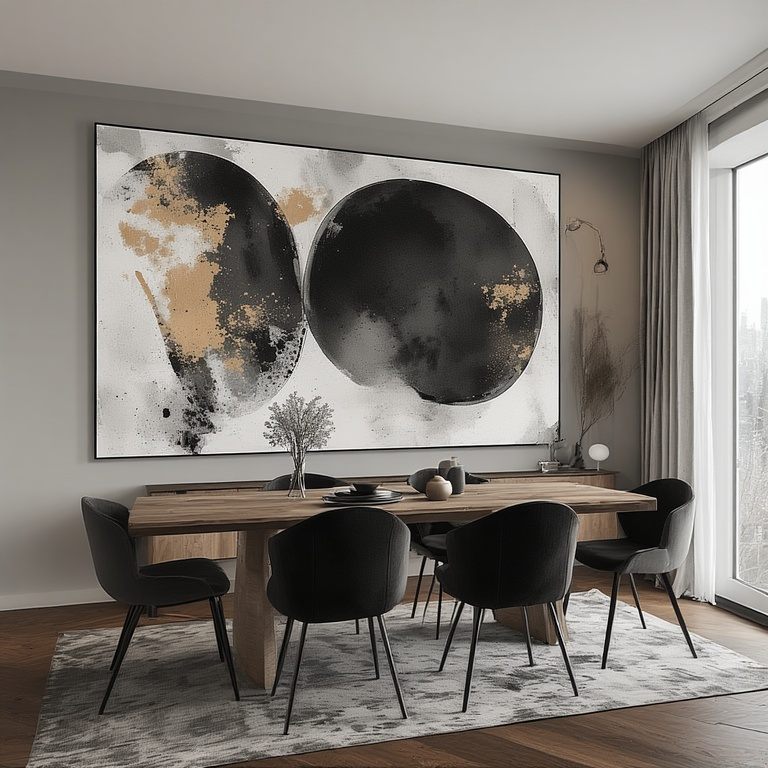 Kitchen Wall Decor with Playful Food-Themed Art