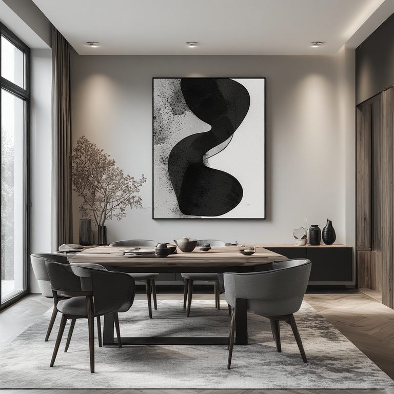 Canvas Wall Art with Neutral Earth Tones