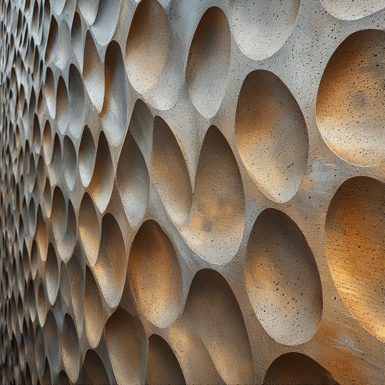 Exterior Wall Decor With Artistic Metal Shapes