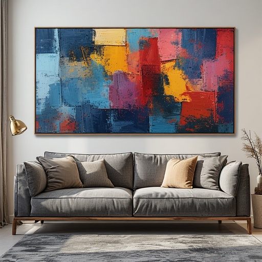 Wall Artwork Featuring Dramatic Skyline Views